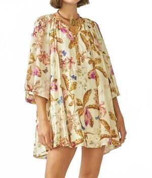 NEW CAROLINA K women's amala dress in divine birds